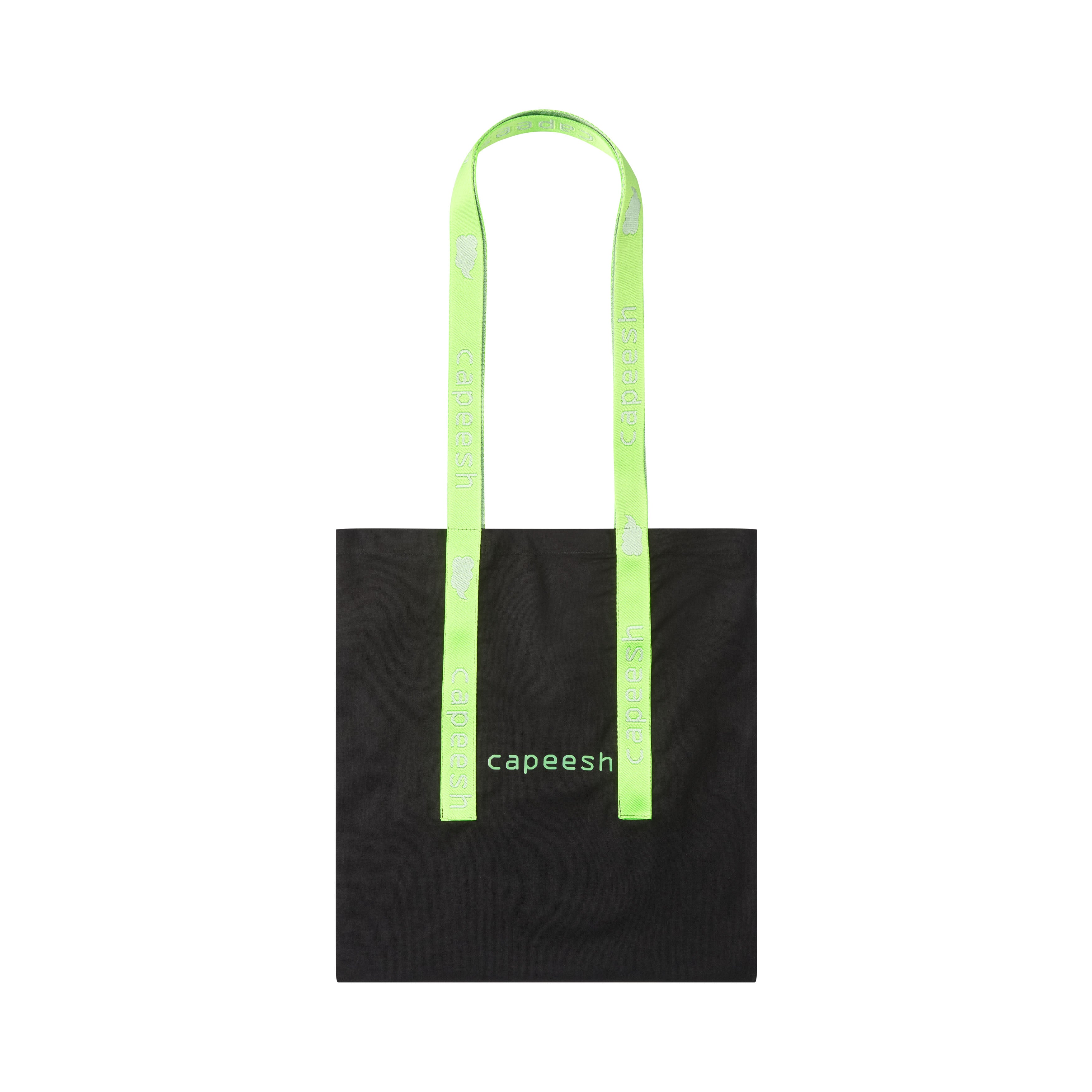 catpiss totebag - green