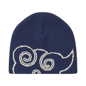 classic beanie - steel blue