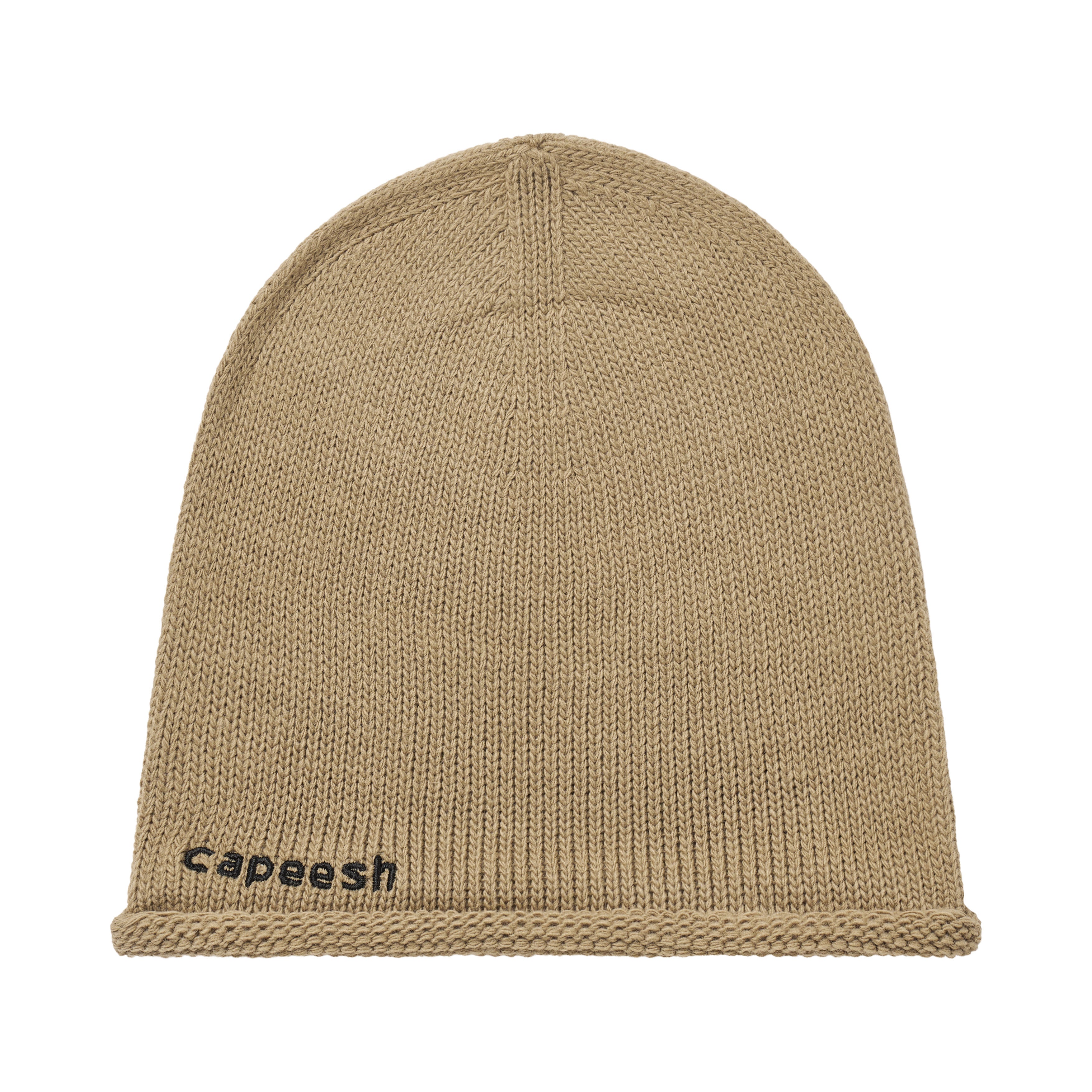 roll beanie - khaki