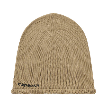 roll beanie - khaki