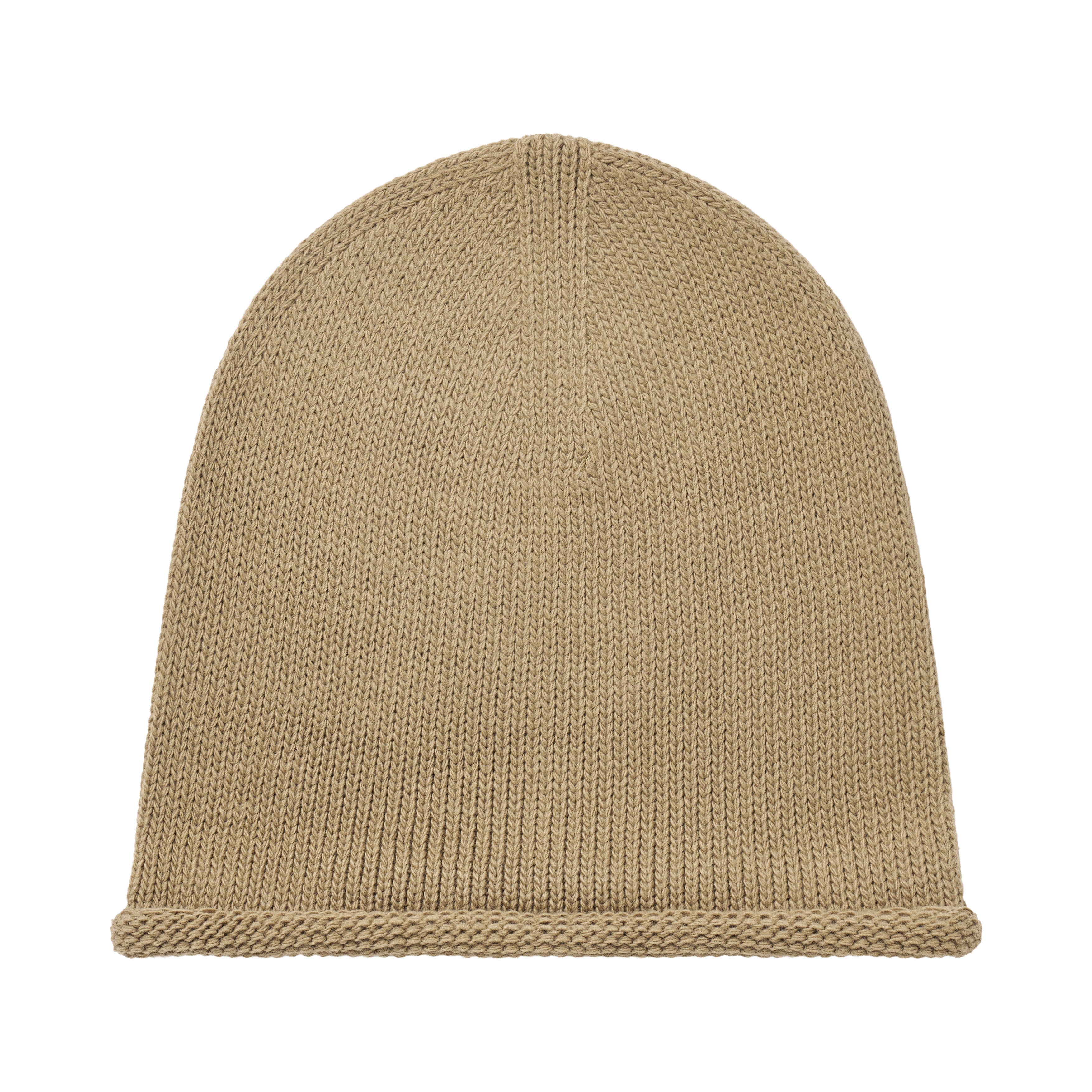 roll beanie - khaki