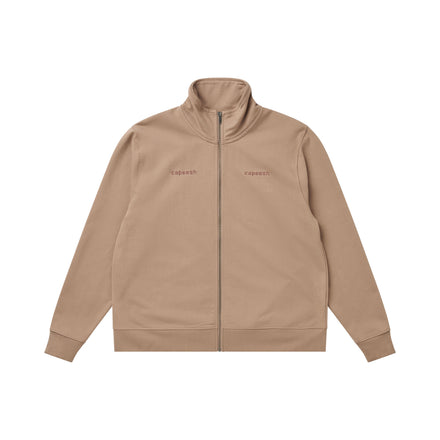 zip jacket - taupe